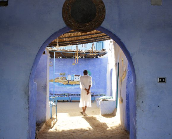 Behind the Open Doors of a Nubian House